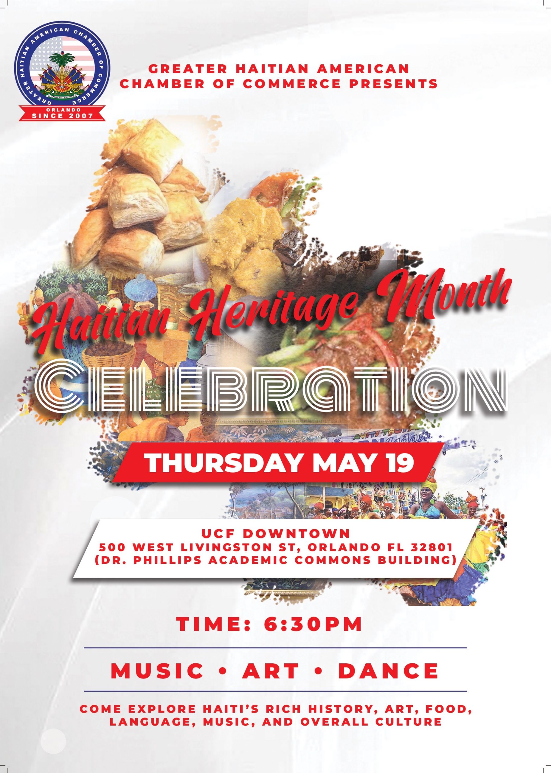 Haitian Heritige Month Celebration Flyer 2022