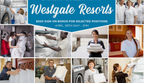 Westgate Resorts Job Fair Flyer April-28