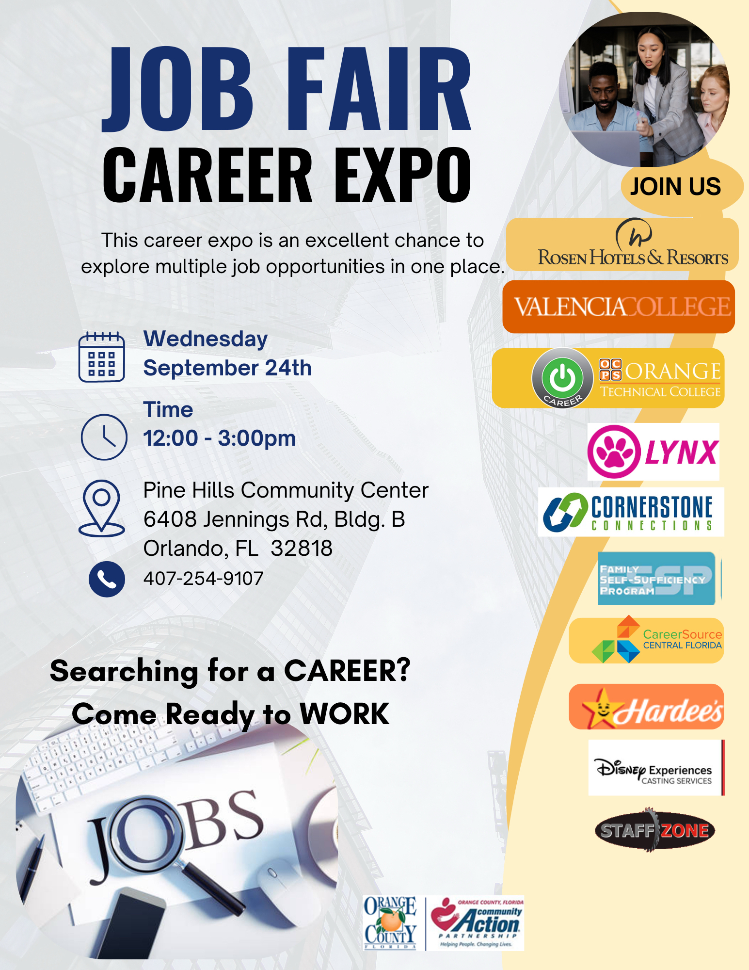 Job Fair, Career Expo in Orange County FL